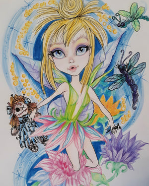 Tink's Revenge Fairytale Fantasy Art Print