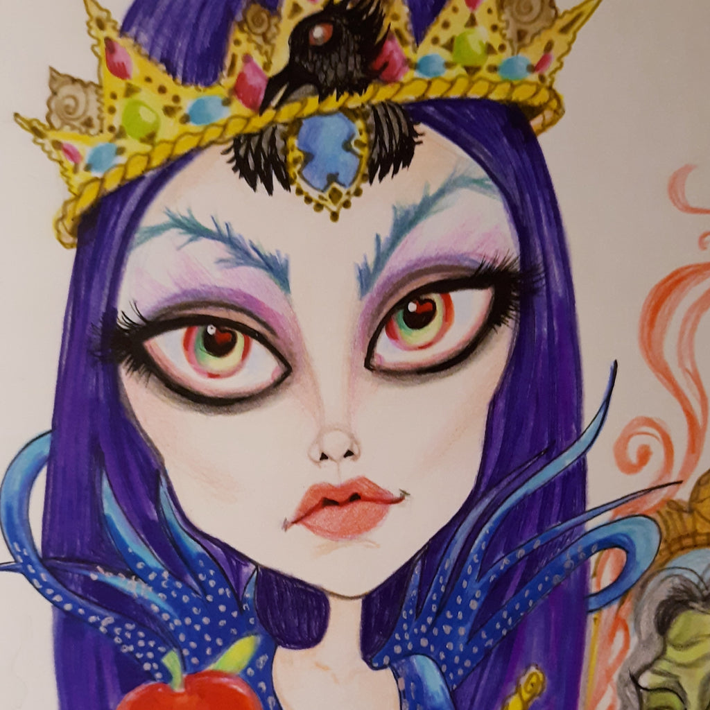 Fairytale Bad Girls  Mini Collection # 1 Twisted Sister Villain Art