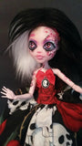 Absinthe Skull and Roses OOAK Doll 