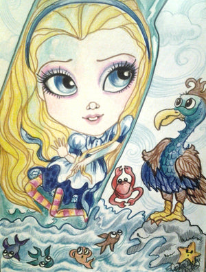 Alice and The Dodo Art Print