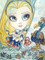 Alice and the Dodo Fairytale BigEye Art Print