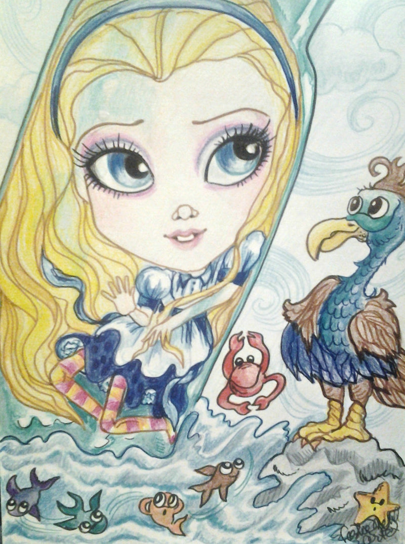 Alice and The Dodo Art Print