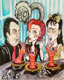 Pop Culture The Dinner Party Burtonesque Horror Art