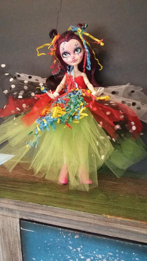Clownie OOAK Custom Monster High Art Doll Repaint
