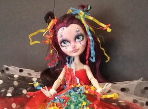 Clownie OOAK Custom Monster High Art Doll Repaint