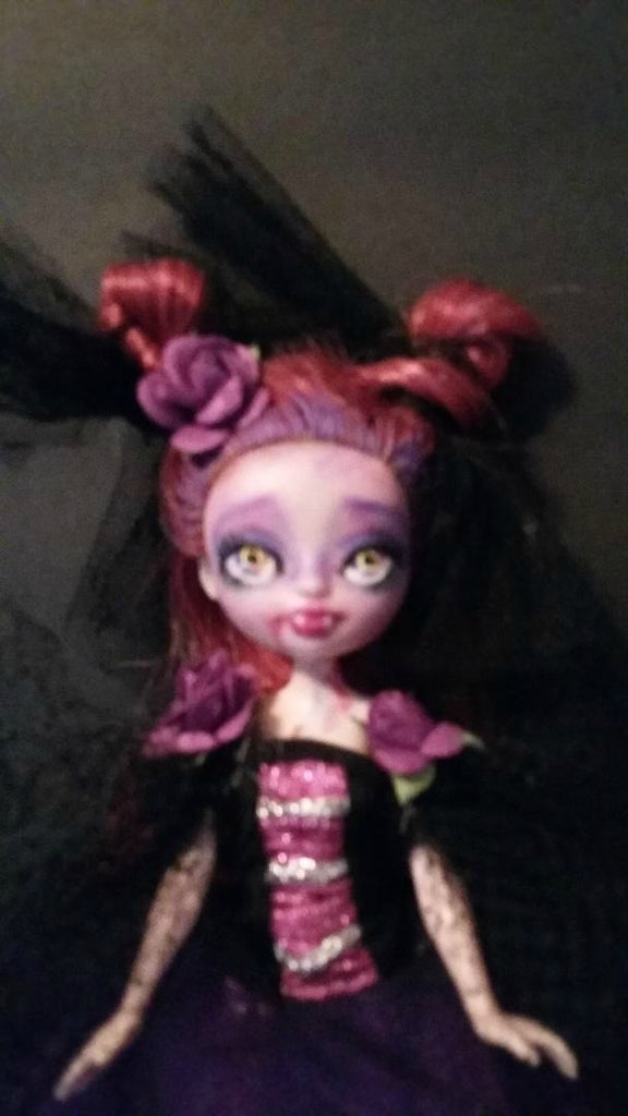 Cossette Vampire Baby Monster High OOAK Doll Repaint
