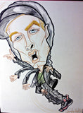 Eminem Full Color Rock and Roll Caricature