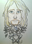 Kurt Cobain Nirvana Pop Portrait Rock and Roll Caricature Music Art