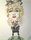 Madonna Rock Portrait Rock Caricature Music Art
