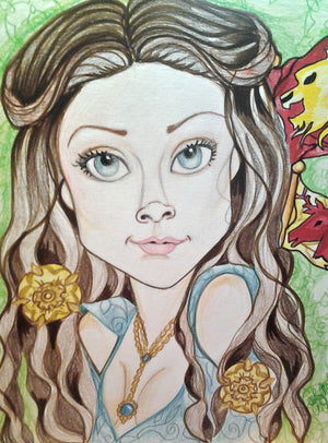 Margaery The Rose Face Portrait