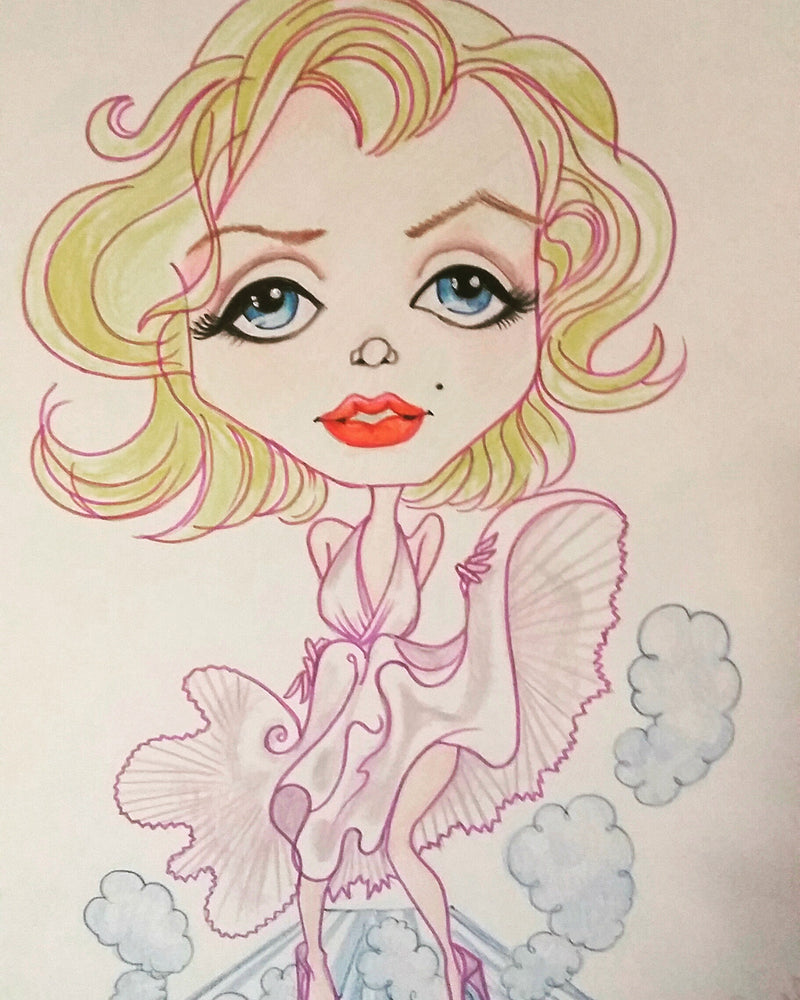 Marilyn 7 Year Itch Pop Culture Portrait