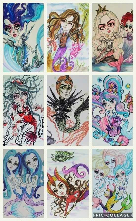 Mermay Collection #1 Fantasy mermaid mini set