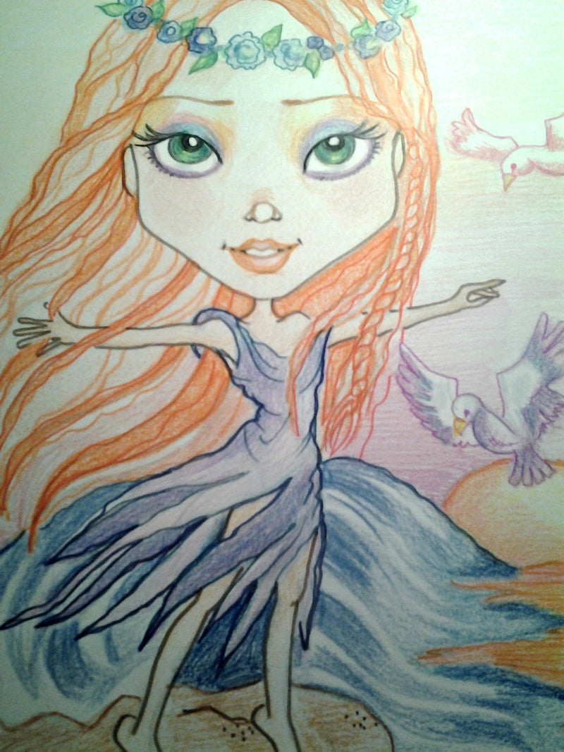 Inspirational Art Print She Believed In Miracles