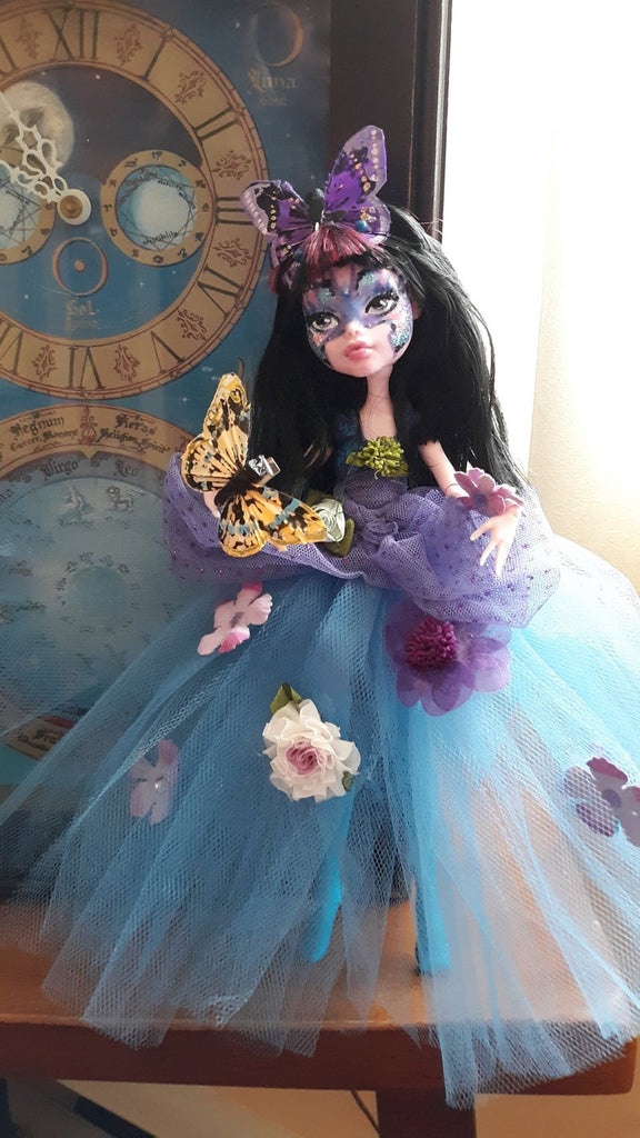 Monarch Butterfly Custom OOAK Monster High doll repaint