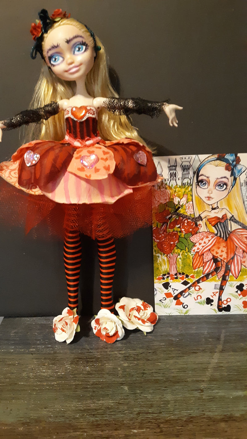 Alice and The Roses OOAK Doll 