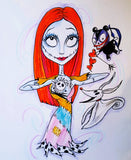Horror Fantasy Art Sally Gets A Tattoo Lowbrow Jack Sally Nightmare