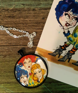 Sanderson Sisters Witches Art Pendant