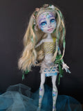 Sea Nymph and her Koi Fish Monster High OOAK Custom Doll repaint