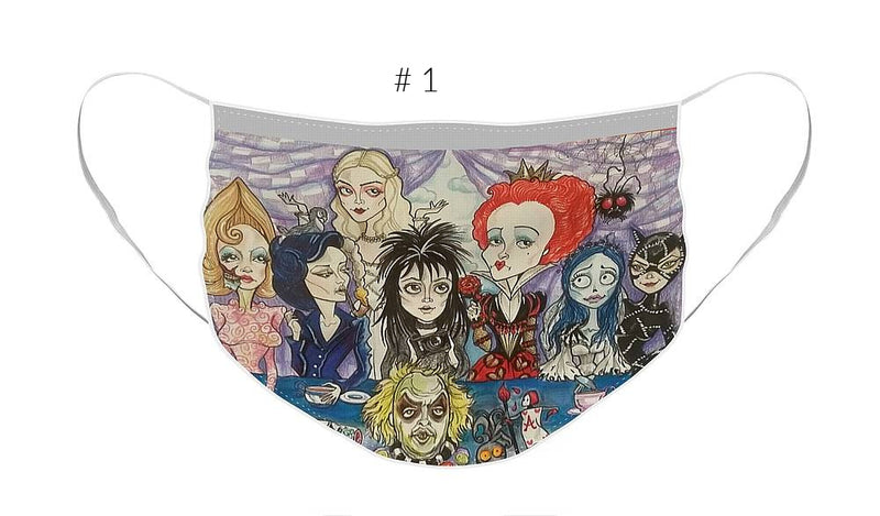Original Artwork Face Mask, Fabric Face Mask
