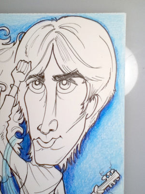  Roger Daltry and Pete Townsend The Who Rock and Roll Caricature